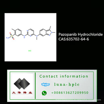 Hot Sell Small Molecular API Pazopanib Hydrochloride (CAS No .: 635702-64-6)